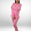 Ženska pamučna pidžama roza, ženske pidžame