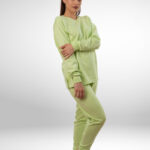 Ženska pamučna pidžama zelena, ženske pidžame