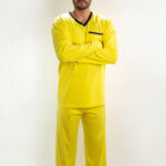 Muška pamučna pidžama žuta, muške pidžame, Muske pidzame online prodaja