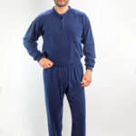 Muška frotir pidžama teget, Muske pidzame online prodaja