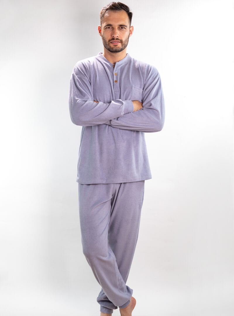 Muška frotir pidžama siva, Muske pidzame online prodaja