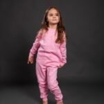 Pamučna pidžama za djevojčice roza, Pidžame za djevojčice