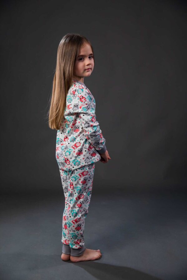 Pamučna pidžama za djevojčice dezen2, Pidžame za djevojčice