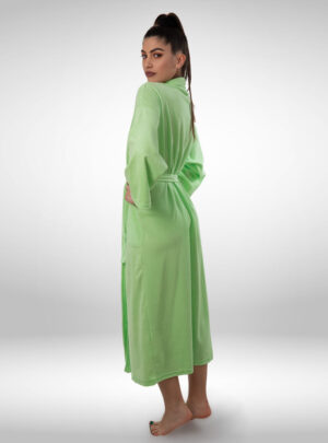 Ženski ogrtač zeleni, ženski bade mantili