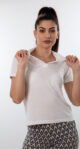 Ženske polo majice kratkog rukava bijela, ženske polo majice
